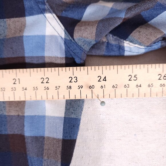 Flag & Anthem Madeflex Button Shirt Large Long Sleeve Roll Tab UPF Wicking - Picture 4 of 16